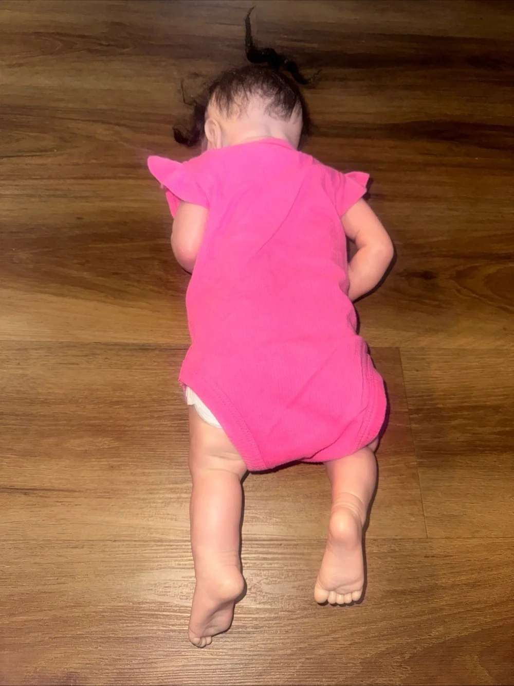 Realistic Reborn Baby Girl Dolls Vinyl  Newborn Doll 20” Long-Diaper Included